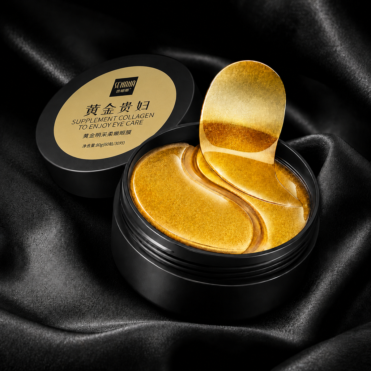 Luxury Chinese 24K Gold Eye Mask Treatment