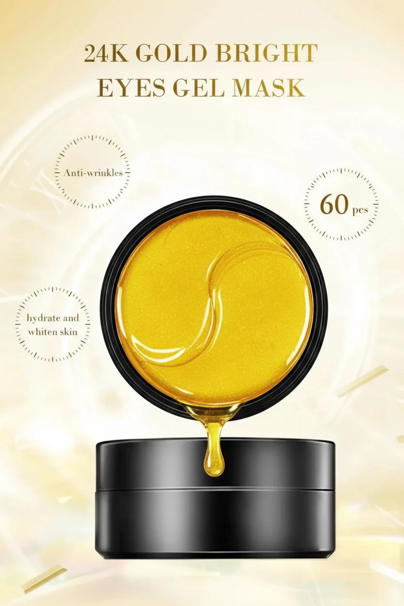 Luxury Chinese 24K Gold Eye Mask Treatment